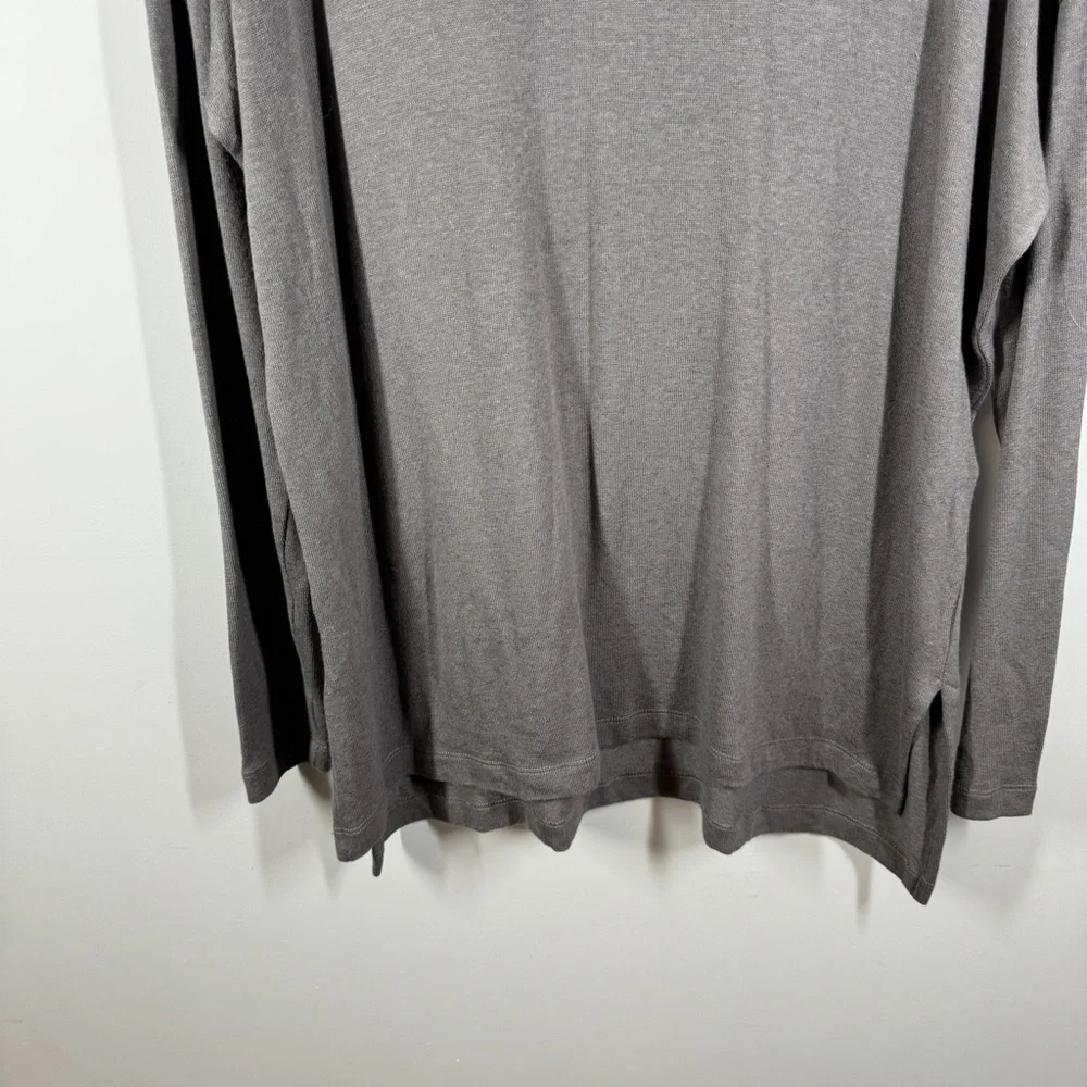 Lost in Layers Taupe Long Sleeve Tunic Top Size S/M Relaxed Fit Comfy Summer - Picture 5 of 15